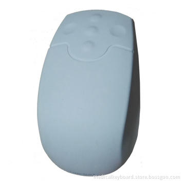 wireless 2.4Ghz silicone medical mouse with 5 mouse buttons and antibacterial coating